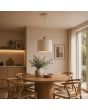 Brilliant 51520/28-BR Hanglamp Arlo beige 35cm