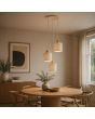 Brilliant 51521/28-BR Hanglamp Arlo beige 40cm