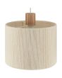 Brilliant 51522/28-BR Hanglamp Arlo beige 120cm