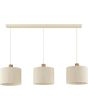 Brilliant 51522/28-BR Hanglamp Arlo beige 120cm