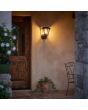Searchlight SL-39550BK Buitenwandlamp Axis zwart 21cm