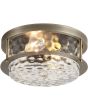 Searchlight SL-66140-35AB Plafondlamp Bullseye brons 35cm