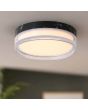 Searchlight SL-33230BK Plafondlamp Button zwart 23cm