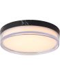 Searchlight SL-33300BK Plafondlamp Button zwart 30cm