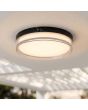 Searchlight SL-33300BK Plafondlamp Button zwart 30cm