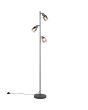 Trio  R41783042-TR Vloerlamp Cadiz antraciet 154cm