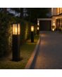 Searchlight SL-38820-900BK Paallamp Dubai zwart 90cm
