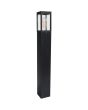 Searchlight SL-38820-900BK Paallamp Dubai zwart 90cm