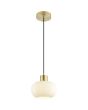 Brilliant 51390/18-BR Hanglamp Fanny messing 22cm