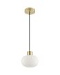 Brilliant 51390/18-BR Hanglamp Fanny messing 22cm