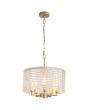 Searchlight SL-11349-5GO kroonluchter Flute goud 40cm