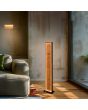 Trio  455510130-TR Vloerlamp Kalea hout 120cm