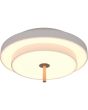Trio  640210176-TR Plafonniere Keaton grijs 40cm