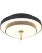 Trio  640210180-TR Plafonniere Keaton zwart 40cm