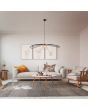 Trio  R36791032-TR Hanglamp Lauris zwart 100cm