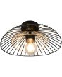 Trio  R66791032-TR Plafonniere Lauris zwart 30cm