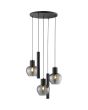 Brilliant 51295/93-BR Hanglamp Ligari rookglas 68cm