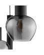 Brilliant 51295/93-BR Hanglamp Ligari rookglas 68cm