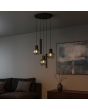 Brilliant 51295/93-BR Hanglamp Ligari rookglas 68cm