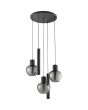 Brilliant 51295/93-BR Hanglamp Ligari rookglas 68cm