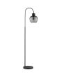 Brilliant 70190/93-BR Vloerlamp Ligari rookglas 164cm