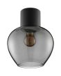 Brilliant 81075/93-BR Plafondlamp Ligari rookglas 23cm