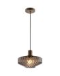 Brilliant 51500/20-BR Hanglamp Lyn koffie 28cm