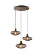 Brilliant 51501/20-BR Hanglamp Lyn koffie 69cm