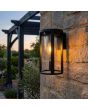 Searchlight SL-38830BK-PIR Buitenwandlamp Maldives zwart 27cm
