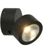 Searchlight SL-39330BK Wandspot Manhattan zwart 9cm