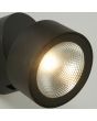 Searchlight SL-39330BK Wandspot Manhattan zwart 9cm