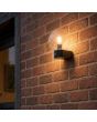 Searchlight SL-39920BK-PIR Buitenwandlamp Marina zwart 19cm