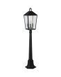 Searchlight SL-53320-120BK Paallamp Newcastle zwart 120cm