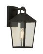 Searchlight SL-53321-1BK Buitenwandlamp Newcastle zwart 33cm