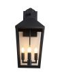 Searchlight SL-53322-4BK Buitenwandlamp Newcastle zwart 55cm