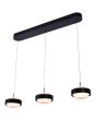 Freelight FR-H3503Z Hanglamp Puleggia zwart 90cm