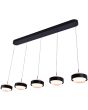Freelight FR-H3505Z Hanglamp Puleggia zwart 140cm