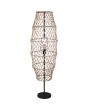 Trio  R41681036-TR Vloerlamp Hive hennep 120cm