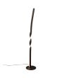 Trio  R45791132-TR Vloerlamp Ginko zwart 110cm