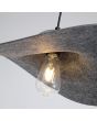Searchlight SL-55103BK Hanglamp Ripple grijs 48cm