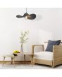 Searchlight SL-55103BK Hanglamp Ripple grijs 48cm