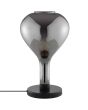 Brilliant 60355/93-BR Tafellamp Sander rookglas 42cm