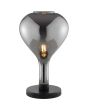 Brilliant 60355/93-BR Tafellamp Sander rookglas 42cm