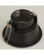 Searchlight SL-DL-SLIMIP3FRB Inbouwspot Slim Trim IP65 zwart ZM90 D100mm