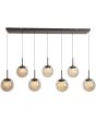 Searchlight SL-10321-7BZ Hanglamp Solis champagneglas 123cm