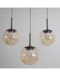 Searchlight SL-10321-7BZ Hanglamp Solis champagneglas 123cm