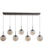 Searchlight SL-10321-7BZ Hanglamp Solis champagneglas 123cm