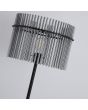 Searchlight SL-EU55626SM Vloerlamp Swizzle zwart 152cm