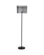 Searchlight SL-EU55626SM Vloerlamp Swizzle zwart 152cm
