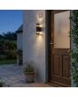 Searchlight SL-39970BK Buitenwandlamp Toluca zwart 30cm